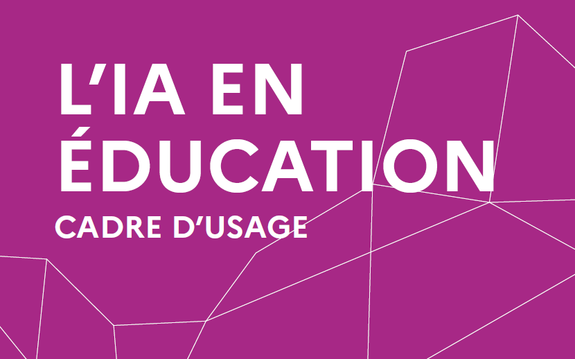 L'IA en Education - Cadre d'usage